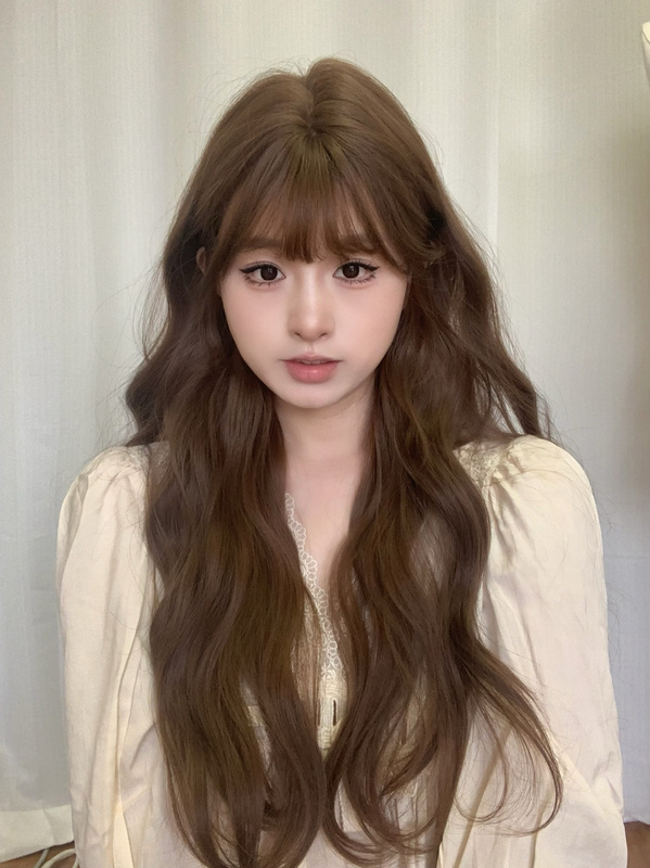 Love Is Everything·Long Curly Hair, Natural Wool Curls for Autumn and Winter, Sweet Warm Brown, Realistic Human Hair Full Head Wig Love Is Everything·Long Curly Hair, Natural Wool Curls for Autumn and Winter, Sweet Warm Brown, Realistic Human Hair Full Head Wig