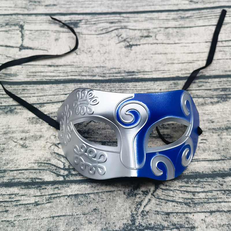 Halloween mask makeup ball adult half-face sexy mask retro jazz half-face mask men and women