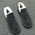Giày cotton mùa đông dày ấm giày nam thấp để giúp giày thông thường Giày nam phiên bản Hàn Quốc của một đôi giày lười giày giày thể dục Giày thấp