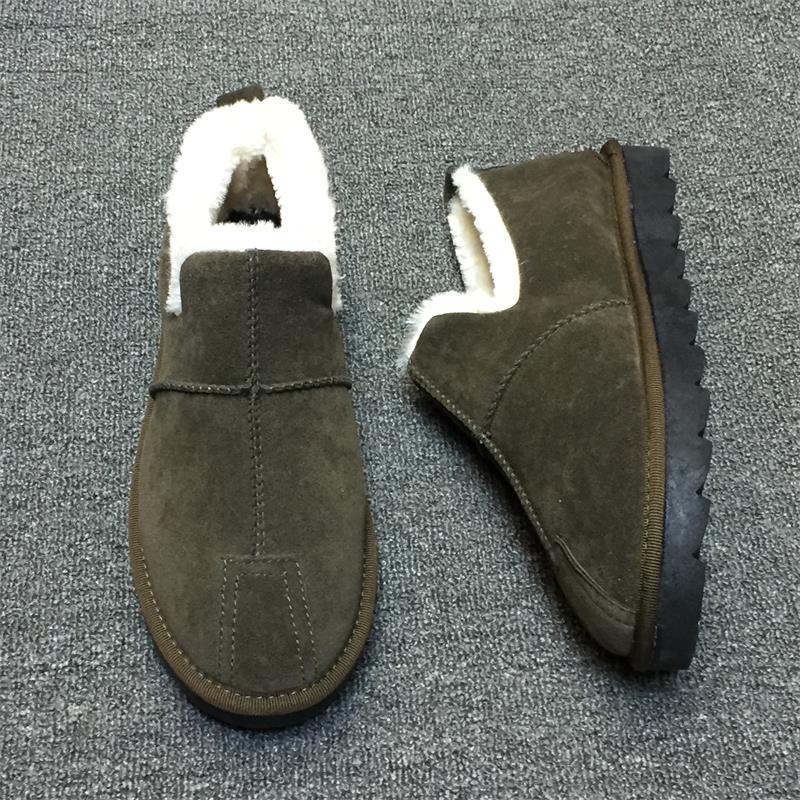 Giày cotton mùa đông dày ấm giày nam thấp để giúp giày thông thường Giày nam phiên bản Hàn Quốc của một đôi giày lười giày giày sneaker năm 2021