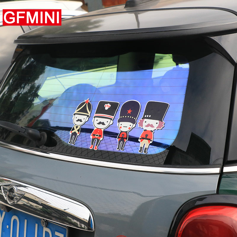 BMW Mini Cooper Countryman F55 F56 Guard Soldier Inglén Decoration Car Window Sticker