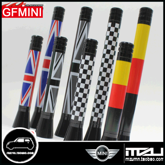 Car short antenna BMW Mini mini full series applicable onboard decoration retrofit antenna Multiple models available