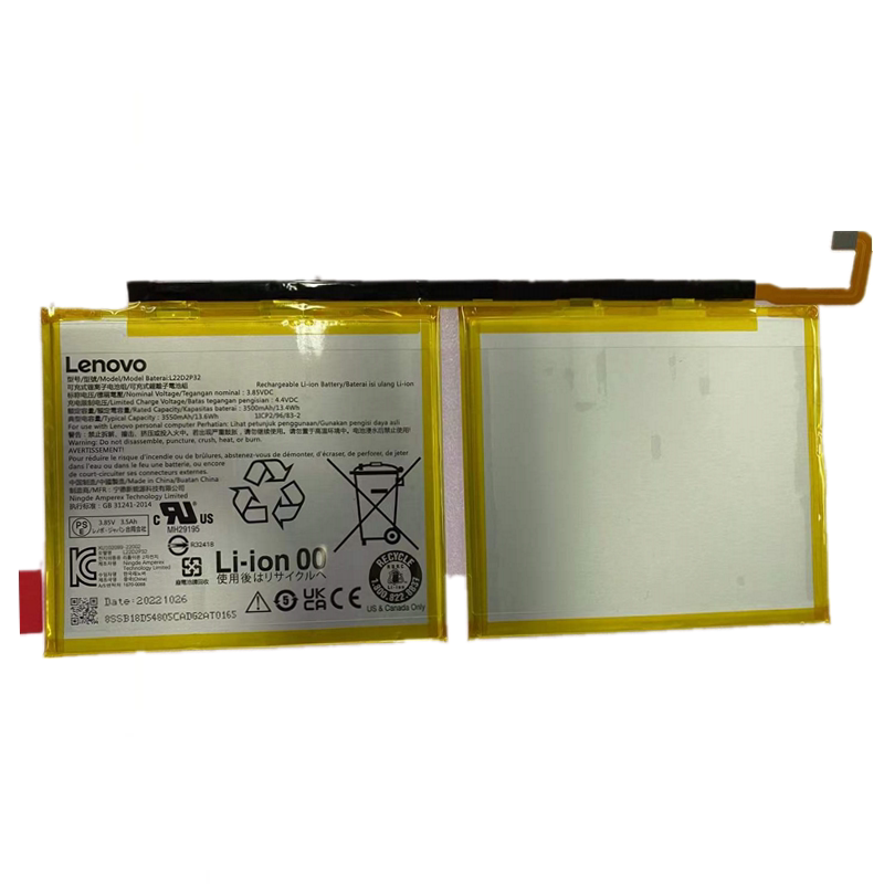 Suitable for Lenovo Tablet Battery L22D2P32