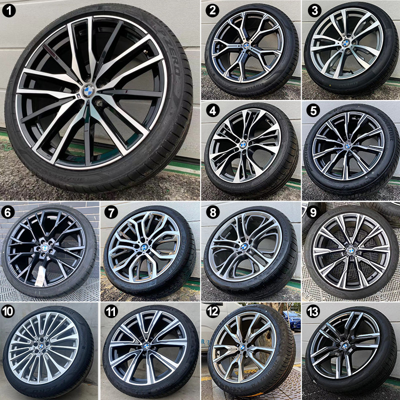 Suitable for 20-inch 21-inch 22-inch new BMW X5 wheel original factory modified BMW X5X6MX7 aluminum alloy steel ring
