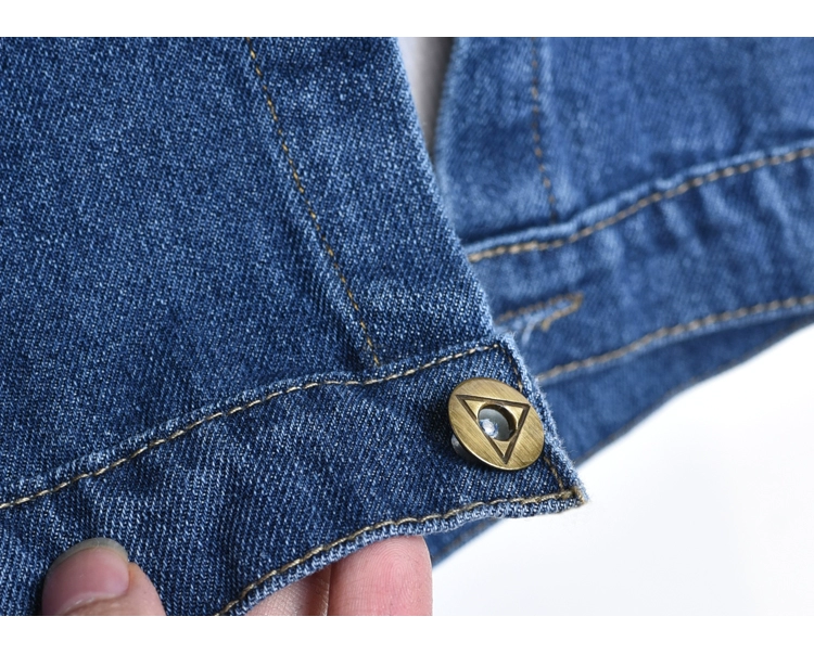 Bộ đồ denim bé trai áo khoác mùa xuân và mùa thu 2020 quần áo trẻ em mới của trẻ em trung bình và áo khoác trẻ em nhỏ quần hai mảnh phiên bản Hàn Quốc - Quần jean