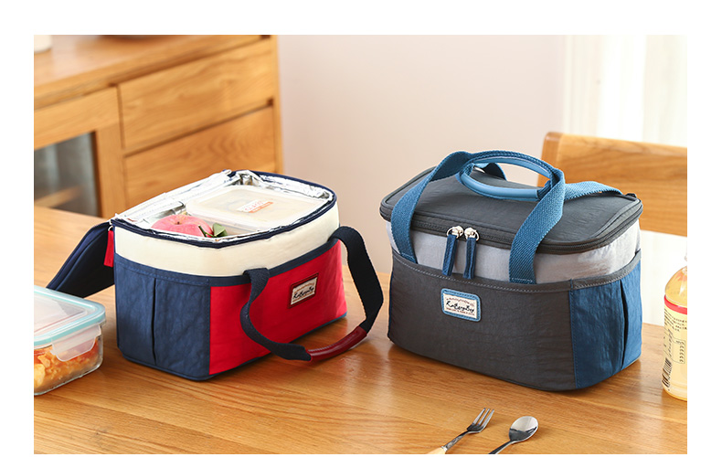 Bento túi cách nhiệt túi lớn công suất lớn túi ăn trưa ấm áp hộp ăn trưa túi cách nhiệt túi ăn trưa với túi tote gạo - Hộp cơm điện sưởi ấm 	hộp cơm cắm điện bear	