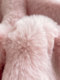 Rabbit plush high-end bed linen single piece winter plus fluff blanket milk velvet pillowcase three-piece set thickened coral velvet