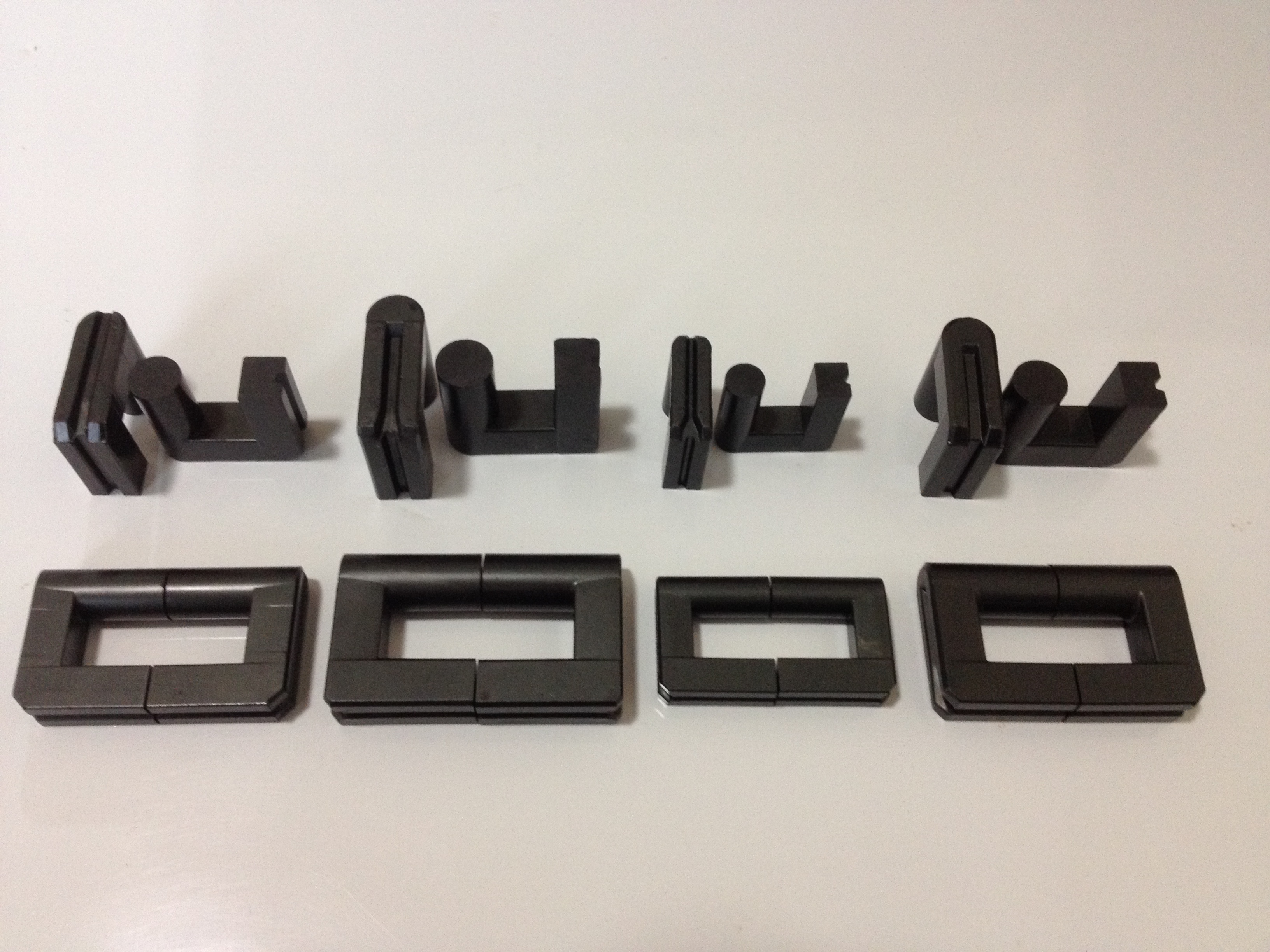 U11 U12 U13 U14 U15 U16 U17 U18 various lengths, widths and heights for U-shaped magnetic core high-voltage packages