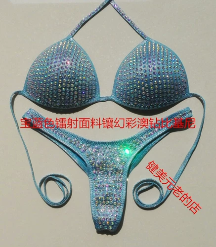 Инкрустированный фантомный олимпийский алмазный рефлекс летний фитнес. Мисс Бикини Конкурс с одной трети бикини с бедрами