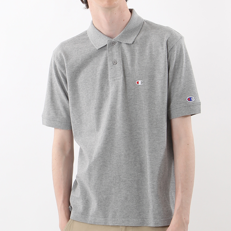 Spot Champion tay áo ngắn logo nhỏ phiên bản Nhật Bản áo thun cotton cotton nhỏ C áo thun nam polo