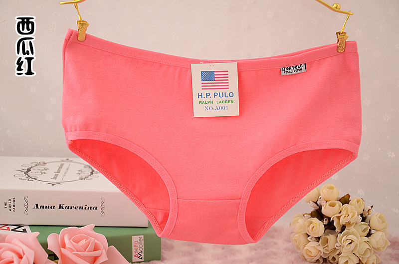 10 bộ đồ lót nữ bằng vải cotton mid-eo cotton 100% cỡ lớn cho sinh viên quần lót phụ nữ