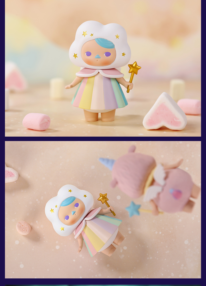 Biqi Forest Elf Biqi 2 Bubble Circle pucky Whole Box Candy Unicorn Hand Bubble Bubble Blind Box - Capsule Đồ chơi / Búp bê / BJD / Đồ chơi binh sĩ búp bê công chúa