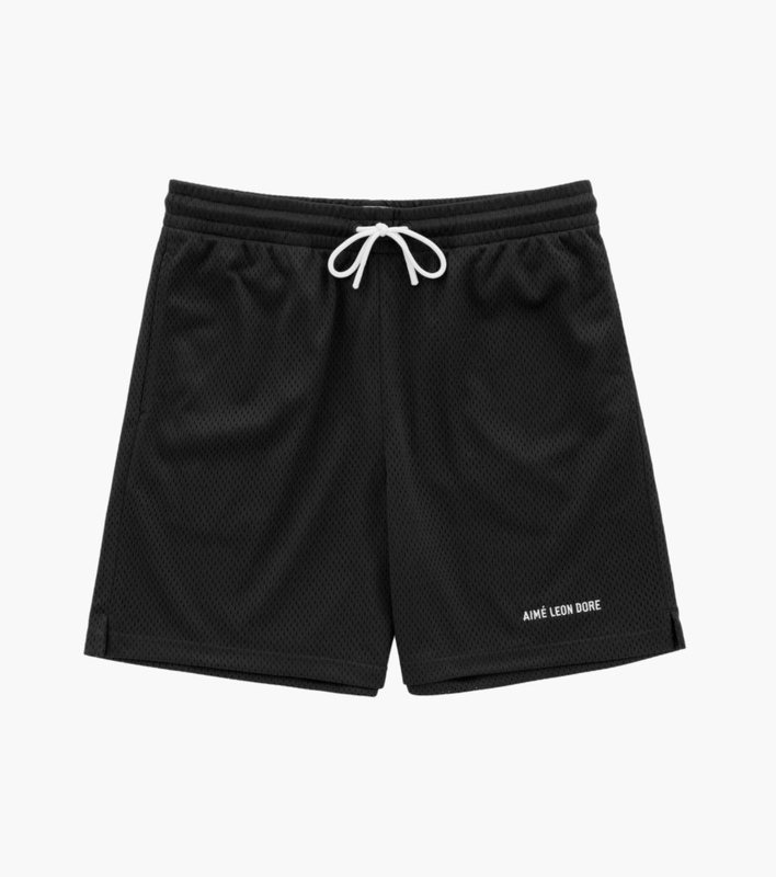 Aime Leon Dore Retro Mesh Trendy Heavyweight Drapey Sports Quick-Drying Fabric Couple Shorts for Men and Women