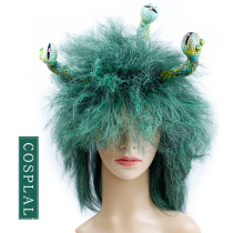 Wan Halloween cosplay Snake Girl Wig Headgear Medusa Drama Stage Performance Props Cartoon Character Costume