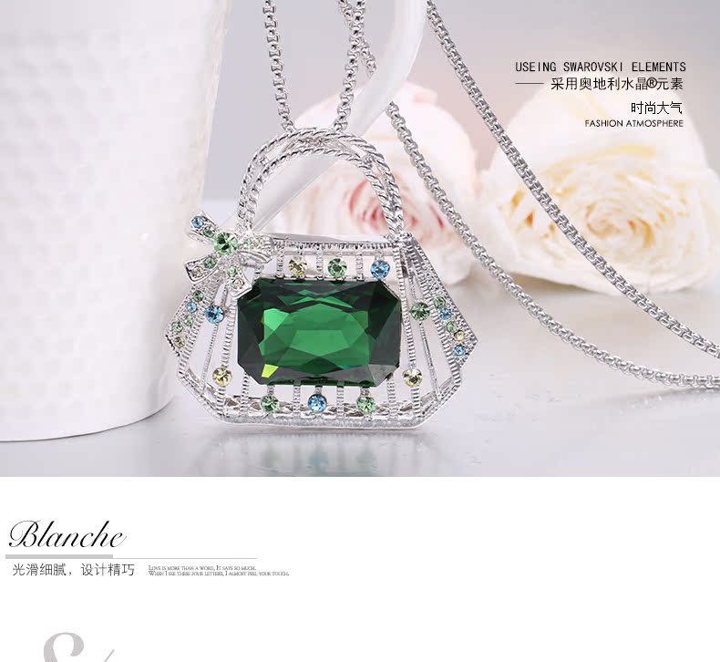 Broche femme BLANCHE en cristal autrichien - Ref 1176773 Image 16