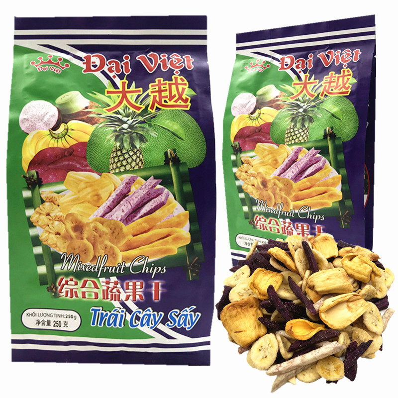 Vietnam imports special produce large and more integrated fruits and vegetables dried food and casual snacks fruit dry spinach honey mixed bagged