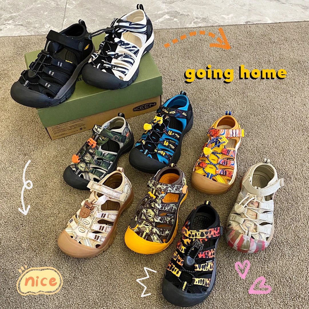 Japan Spot Cohen KEEN Child Traceability Shoes Non-slip Magic Stick Surface Speed Dry Parent-child Sandals-Taobao