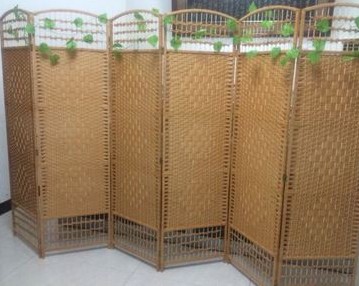 Rơm màn hình mây gỗ gấp màn hình vách ngăn hiên phù hợp phòng kín hoàn toàn màn hình văn phòng màn hình đơn giản - Màn hình / Cửa sổ 45 mẫu vách ngăn trang trí phòng khách tuyệt đẹp
