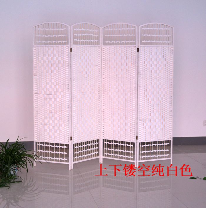 Rơm mây đơn giản phân vùng hiên nhà hàng văn phòng thương mại màn hình gấp màn hình nhà hàng phân vùng màn hình - Màn hình / Cửa sổ khung cửa sổ
