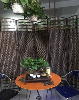 Rơm màn hình mây gỗ gấp màn hình vách ngăn hiên phù hợp phòng kín hoàn toàn màn hình văn phòng màn hình đơn giản - Màn hình / Cửa sổ 45 mẫu vách ngăn trang trí phòng khách tuyệt đẹp