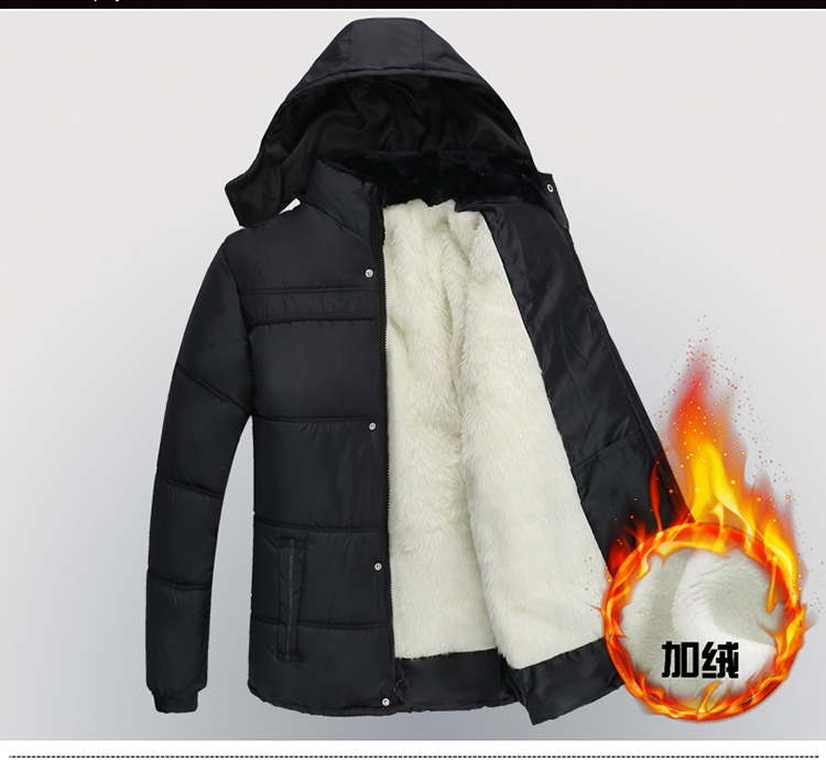 Chống mùa giải đặc biệt giải phóng mặt bằng, trung niên bông áo, nam cha, cộng với nhung dày coat, ấm bông áo khoác, cha, phần dài