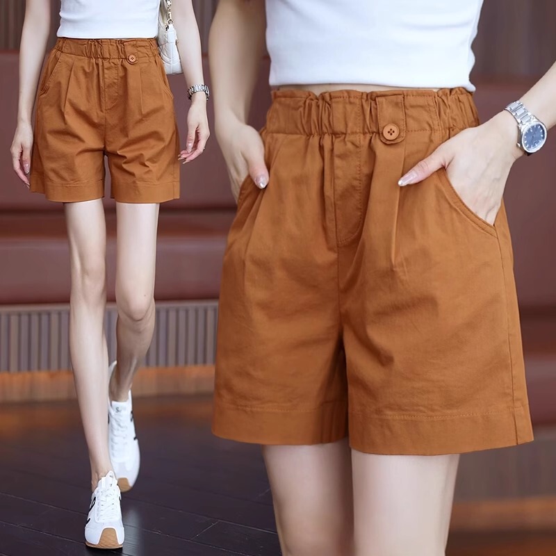Shorts, Flower-Shaped Five-Point Pants for Women, 2026 Summer Hot Pants, Loose Thin Style, Elastic Waist, Slimming, Wide-Leg Casual Shorts Shorts, Flower-Shaped Five-Point Pants for Women, 2026 Summer Hot Pants, Loose Thin Style, Elastic Waist, Slimming, Wide-Leg Casual Shorts