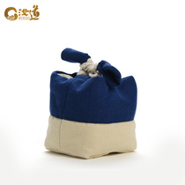Kung Fu tea accessories tea cup cloth bag storage bag cotton and linen portable travel car tea ceremony teapot storage bag