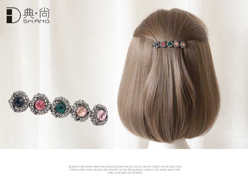 DSHANG & middot; thư mục Shangfa dành cho người lớn clip hàng đầu Hàn Quốc tóc thanh lịch phụ kiện tóc kẹp tóc mùa xuân clip clip dây cột tóc dễ thương cho bé