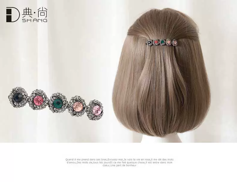 DSHANG & middot; thư mục Shangfa dành cho người lớn clip hàng đầu Hàn Quốc tóc thanh lịch phụ kiện tóc kẹp tóc mùa xuân clip clip băng đô cho bé