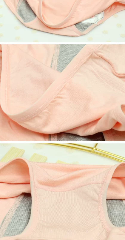 Quần lót sinh lý của phụ nữ Quần bằng sợi tre Chất liệu cotton Modal Quần thể dục cho phụ nữ Thời kỳ kinh nguyệt Rò rỉ cao Quần lót tam giác