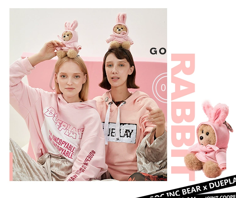 DUEPLAY Cheng Kai GOC doanh TRÊN C thậm chí thỏ đỏ búp bê dễ thương gấu sạc điện thoại di động Po - Ngân hàng điện thoại di động