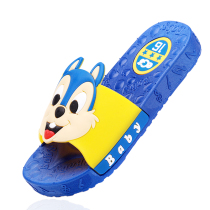 Childrens summer slippers for home bathroom cartoon childrens slippers for boys and girls thick-soled baby bath slippers