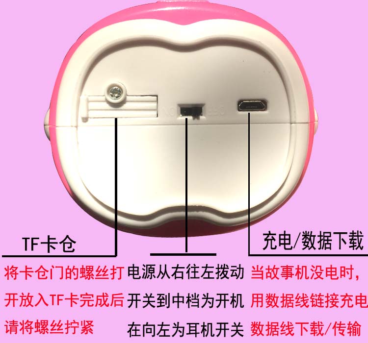 Trẻ em thông minh trước khi sinh giáo dục sớm câu chuyện máy 3-6 thỏ đồ chơi bé sơ sinh chơi nhạc sạc đồ chơi âm nhạc cho bé