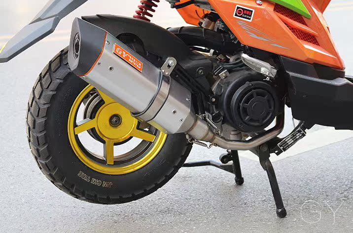 Ống xả xe máy Bobcat thành phố sắt người đàn ông GY6125 / 150 giả F Giả WISP sửa đổi ống xả - Ống xả xe máy tiêu pô xe máy