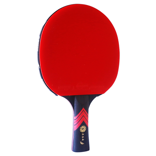 ຕາຕະລາງ tennis racket ມືອາຊີບ racket ດຽວ carbon base plate long handle short handle competition table tennis racket high elastic rubber pair