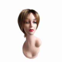 New short curly hair European and American wig women foreign trade fashion women short straight wig speed selling hot pins short hair hair sets wig