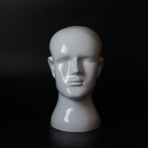 Wig headform Male model head Painting sculpture props display wig glasses hat FRP headform Dummy head