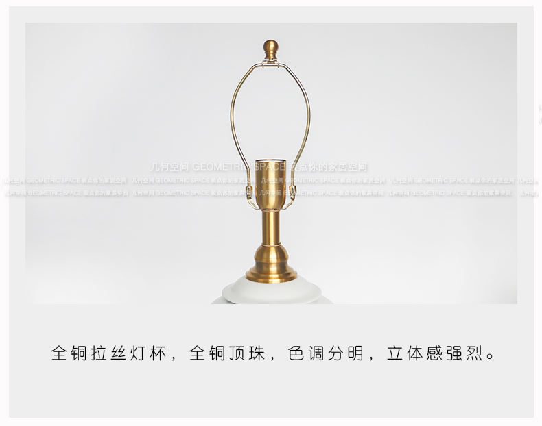 I and contracted hand - made name plum flower ceramic desk lamp of new Chinese style classical example room sitting room lamps and lanterns of bedroom the head of a bed is placed