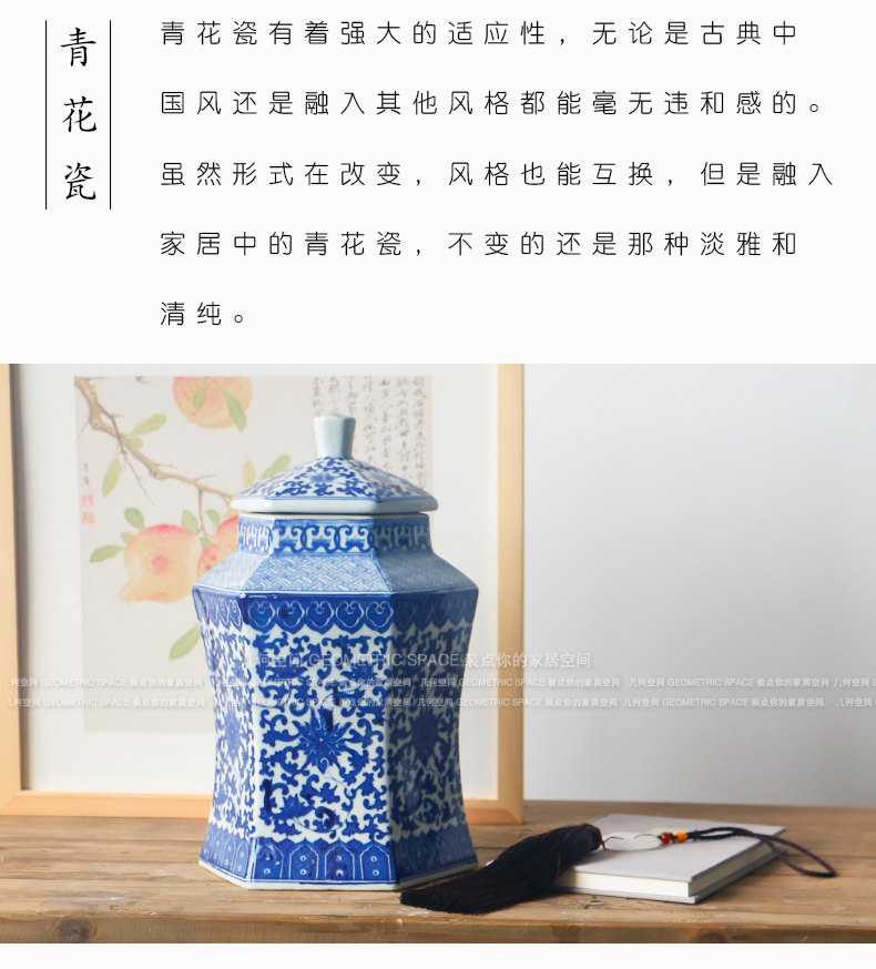 Modern Chinese style restoring ancient ways furnishing articles special - shaped ceramic canister to the sitting room is the study room partition adornment display