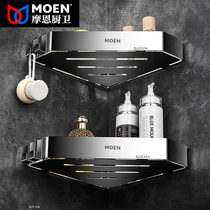 Moen bathroom rack without punching bathroom triangle basket shower room toilet storage shower gel hand washing rack