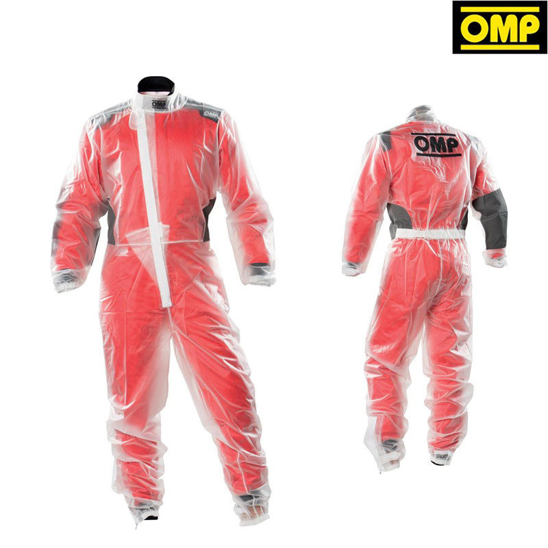 OMP men's and women's raincoats RAIN-K kart racing transparent waterproof clothing with children's yards
