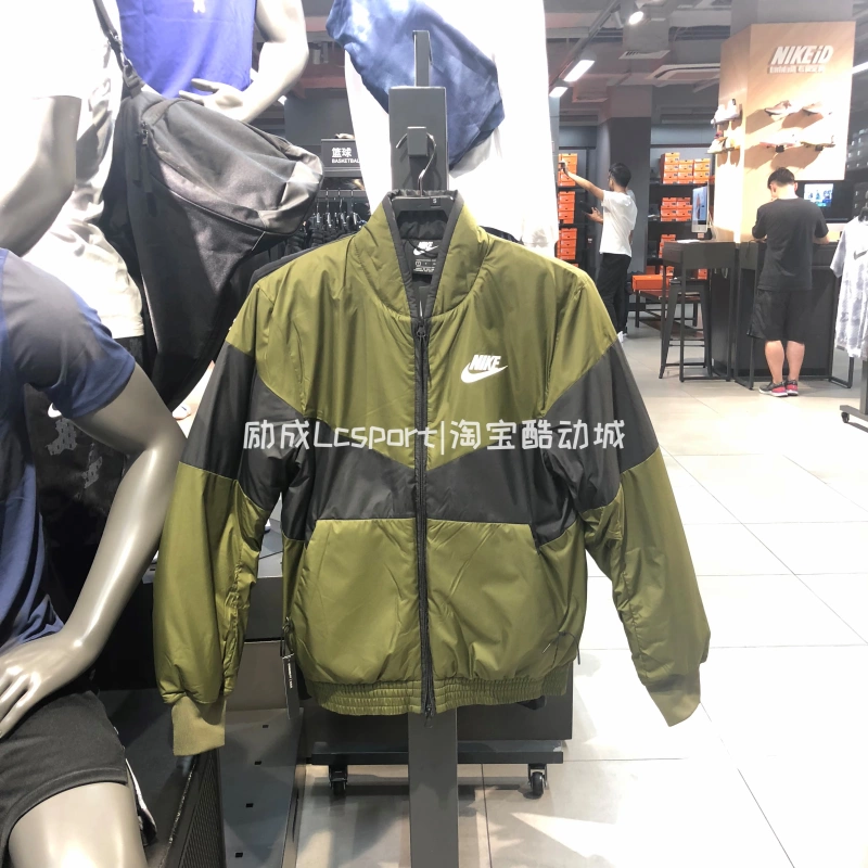 Áo khoác thể thao nam Nike Windrunner Màu sắc phù hợp với áo khoác cotton mỏng AJ1021-010-634-355 áo phao nam hàng hiệu