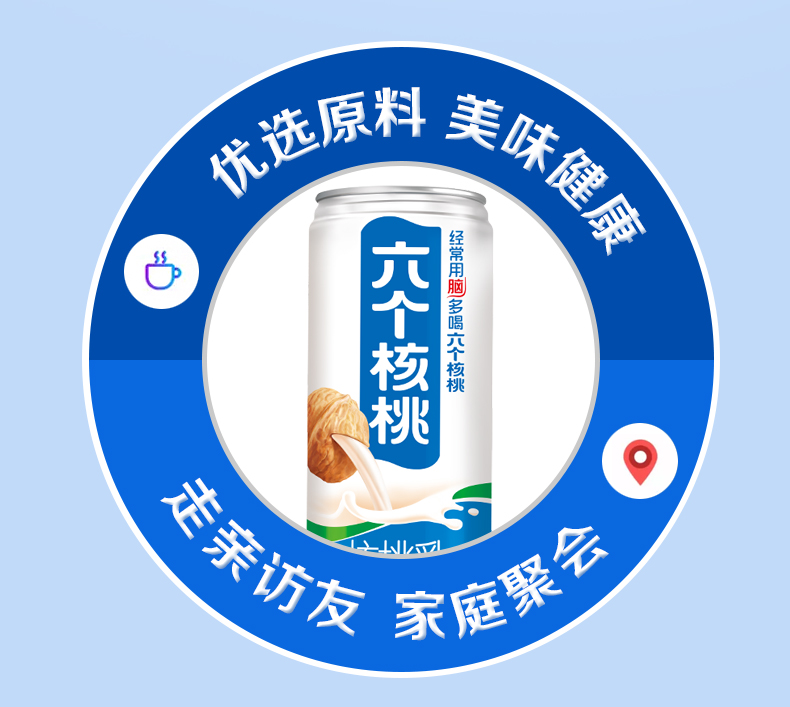 六个核桃 精研型核桃乳 240ml*20罐 图4
