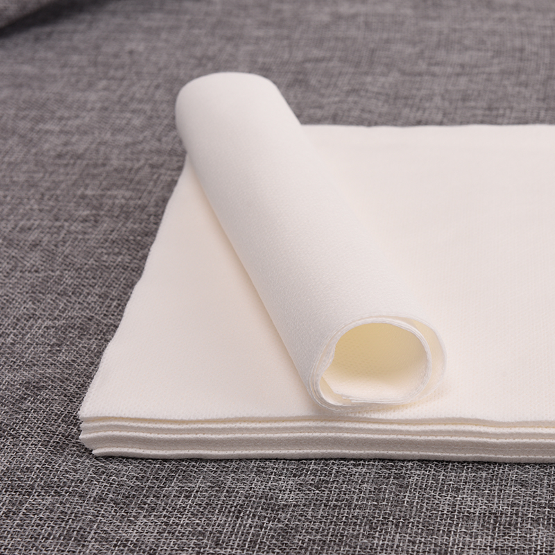 Beauty salon disposable face towel Plain mesh cotton cleansing towel Dry and wet dual-use beauty makeup face towel