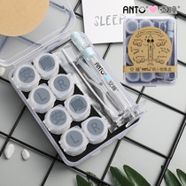 Antonganto contact lenses mirror box beautiful pupil box cute small object storage box companion box care box