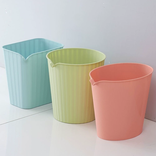 万派 Креативное большое пластиковое мусорное ведро для домашнего использования для гостиной