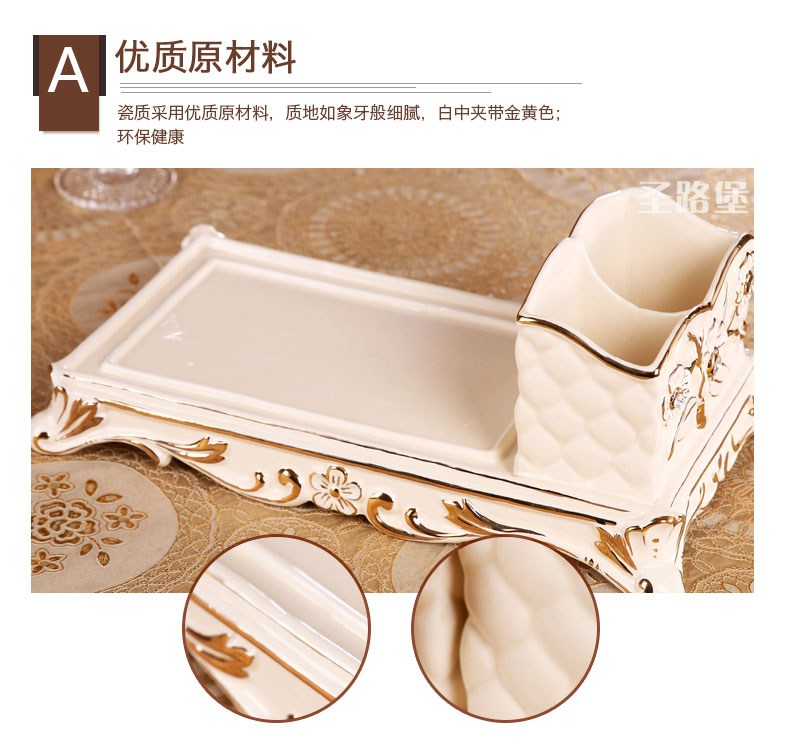 St way fort European creative tissue boxes sitting room tea table remote receive a case carton furnishing articles ceramic tissue box