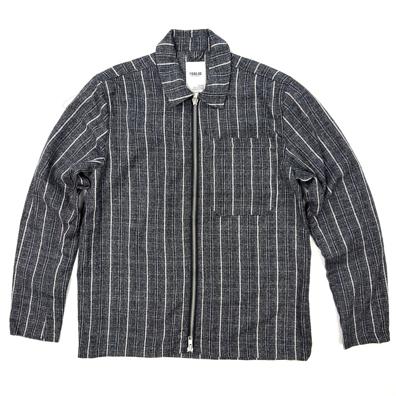 Foreign Trade Men's Spring and Autumn Thin Business Casual Striped Jacket