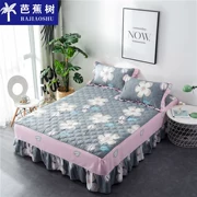 Cotton quilted váy đơn mảnh cotton dày trải giường trượt bảo vệ 1.51.8 Simmons nệm bụi áo khoác