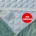 Châu Âu rắn màu đơn quilted váy nhung pha lê nhung chăn trượt giường đôi 1.8 / 2.0m Simmons bụi áo khoác - Váy Petti